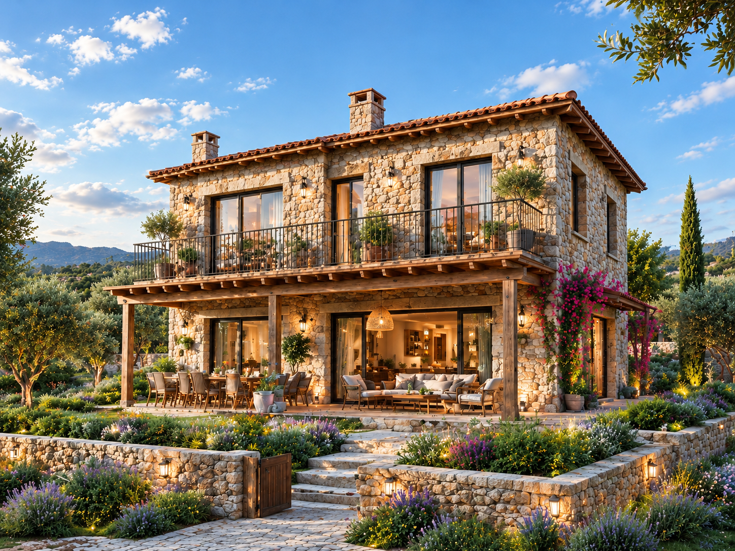 Temsili villa tasarımı — mevcut yapı değildir